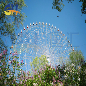 Solución Llave en Mano: Rueda de la Fortuna Gigante de 88m para Parque de Atracciones y Carnaval al Aire Libre en Venta - Product Image 1