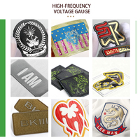 Écussons thermocollants en TPU haute fréquence personnalisés avec logo 3D Cœur et Fleur, plaqués, gaufrés, écologiques, pour vêtements et chapeaux