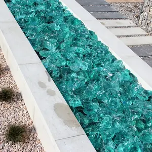 Home Decoratie Landscaping Slakken Glazen Rotsen Voor Tuin