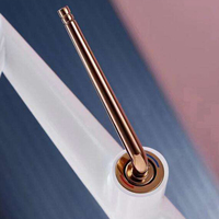 Mitigeur de lavabo thermostatique de luxe moderne en laiton, à double poignée, avec capteur sans contact, cartouche céramique, 3 trous, à poser sur le plan, pour salle de bain et maison