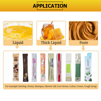 Machine d'emballage entièrement automatique pour sachets de crème cosmétique, gel, après-shampoing, liquide, avec scellage sur 4 côtés