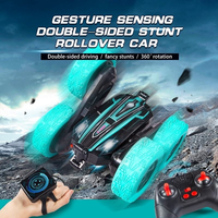 Voiture RC de cascade télécommandée double face à rotation 360° pour enfants, jouet de voiture RC à bras oscillant, vente en gros d'usine