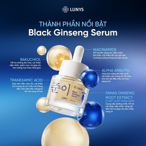 Sérum Visage au Ginseng Noir Panax LUNYS 20ml – Essence Éclaircissante Anti-Âge, Atténuation des Taches Brunes, Éclat Lumineux – Soin Coréen - Product Image 3