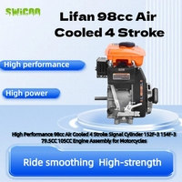 Nouveau Moteur 4 Temps Amélioré et Optimisé 152F-3 154F-3 79.5CC 105CC Monocylindre Refroidi par Air 98cc