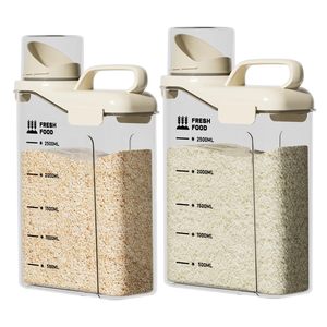 Boîte de rangement alimentaire en plastique réutilisable de qualité professionnelle, étanche, écologique, grande capacité, emballage en carton pour la cuisine - Product Image 1