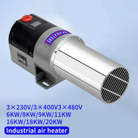 Chauffage à air industriel électrique, pistolet thermique de précision, affichage numérique, pour machine de laminage de mousse EPE, système de vulcanisation commercial 6kw