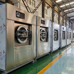 Machine à laver au gaz industrielle avec sécheuse à tambour 15KG 20KG 30KG 50KG et machine à repasser pour vêtements - Product Image 4