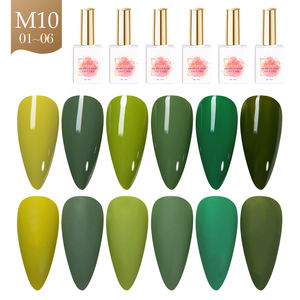 AILANUO Vernis Gel UV LED Vegan, Lot de 6 Couleurs, Écologique, Non Toxique, Luxe, Fournitures Professionnelles pour Salon de Manucure DIY - Product Image 1