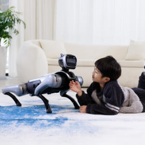 Robot Anjing Bionik AI, Mainan Interaktif Pemrograman Pengembangan Sekunder, Aplikasi Kontrol Jarak Jauh, Robot Pendamping Pintar Berkaki 4 yang Menyenangkan - Product Image 1