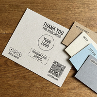 Servicio de Personalización de Tarjetas de Agradecimiento Ofrecemos Personalización en Varios Colores Servicios de Impresión Rentables