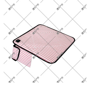 Heated Seat <b>Cushion</b> 26 X 26 In Striped Canvas Adjustable Temperature Camping Pad - Product Image 2