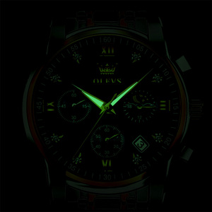 Đồng Hồ Kim Thạch Anh OLEVS 2858 Cho Nam, Đồng Hồ Kim Cương Vỏ Hợp Kim Thương Hiệu Cao Cấp Sản Xuất Tại Trung Quốc, Thời Trang 2020 - Product Image 3