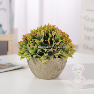 Artificiale <span class=keywords><strong>Mini</strong></span> Piante In Vaso di Plastica Finto Falso Piante per <span class=keywords><strong>Home</strong></span> Office Scrivania Decorazioni - Product Image 3