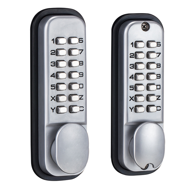 High Quality Factory Making Zinc Alloy Double Side Mechanical Digital Door Lock,double Door Digital Lock