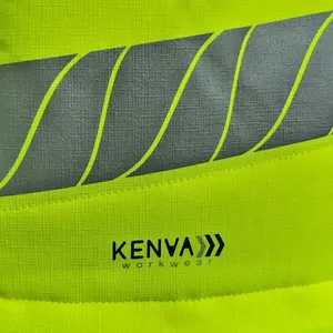 कस्टम पुरुषों की सुरक्षा उच्च दृश्यता सुरक्षा कपड़े प्रतिबिंबित पुरुषों शीतकालीन पैडिंग जैकेट - Product Image 4