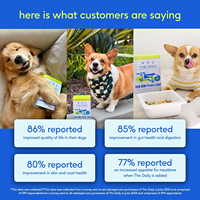 Supplément multivitaminé de qualité supérieure pour animaux de compagnie Glucosamine Chondroïtine Poudre pour chiens chiots Animaux adultes Suppléments de soins de santé pour animaux de compagnie