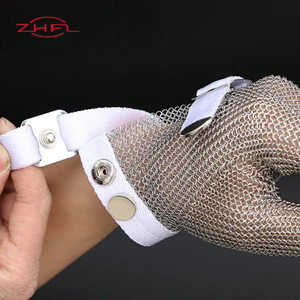 Nuevos Guantes de Seguridad Anticorte de Acero Inoxidable con Malla de 5 Dedos EN388/5 ANSI 9 Sin Recubrimiento, Resistentes a Cortes, Desgarros y Abrasión - Product Image 4