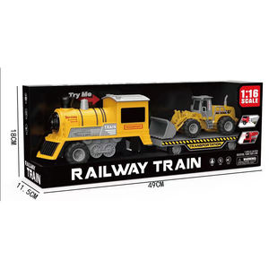 QS Promotional Gift Kids <strong>Engineering</strong> Car Toys 4 Style Plastic Friction <strong>Simulation</strong> <strong>Model</strong> Train Trail Toys for Children Gift - Product Image 5