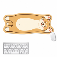 Tapis de souris en caoutchouc avec motif de chat mignon, grand tapis de bureau 700x300x4mm, pour jeux PC, utilisation au bureau
