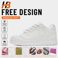 Hebo Sneakers décontractées pour hommes à bas prix, chaussures de style skateboard, sneakers de mode en gros, sneakers pour hommes personnalisées