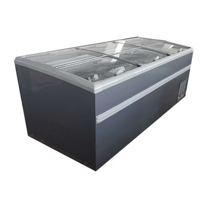 Congélateur commercial Binghe à congélation rapide et à économie d'énergie, vitrine réfrigérée combinée avec congélateur <span class=keywords><strong>bas</strong></span> - Product Image 1