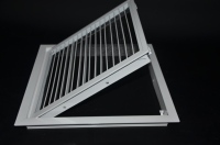 Sortie d'air Louverer à couche réglable avec tuyau d'échappement ShapeSmoke carré de filtre