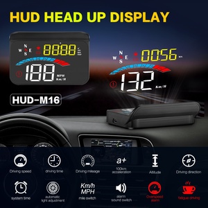 WiiYii Venta caliente Head Up Display Universal Digital Velocímetro Proyección GPS M16 con reloj Car HUD - Product Image 2