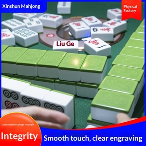 Mesa de Mahjong Automática para Cuatro Jugadores con Función Magnética Positiva, Mesa de Mahjong para Juego Automático con Fichas - Product Image 5