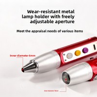 Lampes de poche LED en alliage d'aluminium USB Type-C de haute qualité avec 3 torches pour pierres précieuses et bijoux, étanches IP66, durée de vie de 50 000 heures