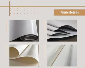 Membrane architecturale en PVDF 1050g 1100g, auto-nettoyante, pour structure tendue, matériau de toiture pour stade, tente, hall d'exposition - Product Image 6
