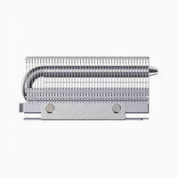 COOLLEO CL-V2 Radiator Hard Disk SSD M.2 Aluminium Berkinerja Tinggi 2280 Solid State dengan Bantalan Karet Ganda dan Pipa Pendingin