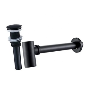 OEM in ottone in acciaio inox trappola per bottiglie lavello scoli a <span class=keywords><strong>sifone</strong></span> con superficie placcata all'ingrosso accessori per il bagno produttore - Product Image 5