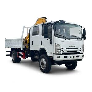Camion tout-terrain haute performance ISUZU double cabine 5 tonnes 7 tonnes avec grue à bras articulé 4x4 - Product Image 1