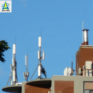 <span class=keywords><strong>15</strong></span> Mét Heavy Duty Antenna Mast Viễn Thông Trên Mái Nhà Đơn Cực Cực Tháp Giá - Product Image 6