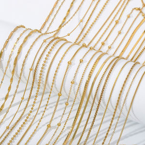 Водонепроницаемая золотая цепочка из нержавеющей стали - Product Image 1