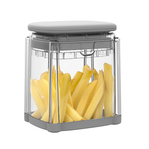 Mini robot culinaire manuel multifonctionnel nouveau coupe-frites et croustilles en plastique hachoir facile pour salade <span class=keywords><strong>de</strong></span> fruits légumes - Product Image 1