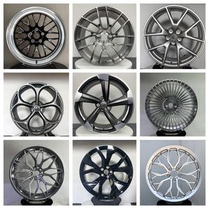 Cerchi a Tre Pezzi Profondi Personalizzati Forgiati Leggeri Sportivi Finitura <span class=keywords><strong>Argento</strong></span> Ruote in Lega Forgiata Leggera per Genesis - Product Image 5