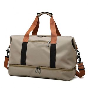 Sac de sport personnalisé pour homme, sac de fitness léger, pliable, grande capacité, imperméable, sac de voyage week-end avec fermeture éclair - Product Image 6
