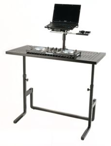 Quik Lok-DJ/233, DJ Workstation, แบบฟอร์มและฟังก์ชั่น, น้ำหนักเบา, 4ตำแหน่งความสูง (64-97ซม.), 12.5กก., สีดำ - Product Image 2