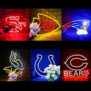 Symbole d'équipe de football Led Neon Sign Store Décoration murale Led bar Shop Décoration murale Neon Sign Chain pour votre équipe - Product Image 4