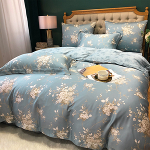 De luxe en gros draps de lit tencel lyocell literie ensembles 100% tencel ensemble de housse de couette - Product Image 2