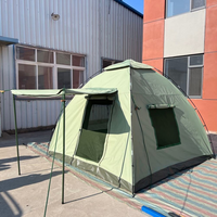 Tente dôme en toile pour camping en plein air Adventure 2,5x2,5M 3x3M avec véranda