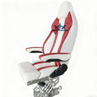 Chaise de Pilote de Bateau Marin avec Cadre en Alliage d'Aluminium