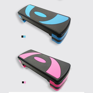 Plateforme d'exercice ajustable jaune à 3 niveaux pour gym, mini-stepper personnalisé pour entraînement et aérobic - Product Image 3