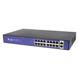 16 cổng 10/100Mbps uplink PoE chuyển đổi Gigabit RJ45 cổng uplink PoE chuyển đổi với Watchdog - Product Image 3