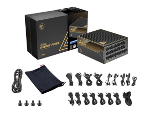 สำหรับ MEG Ai1600T PCIE5 1600W Dual Native 12V Titanium สำหรับเกมมิ่งพีซียู 2X6 ได้รับการรับรอง 3 มาตรฐาน รองรับการใช้งานกับเดสก์ท็อป รองรับการ์ดจอ RTX 5000 Ai1600t - Product Image 1