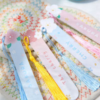 Marque-pages promotionnels personnalisables en bois, vierges pour sublimation, avec impression anime et motifs animaux 3D mignons (chien)