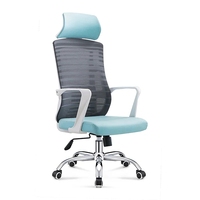 Chaise de bureau pivotante contemporaine en tissu maillé avec fonction de levage et glisse électrique, vente directe d'usine