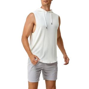 Gym Clothes <b>Men</b> <b>Sleeveless</b> <b>Hoodie</b> Custom Essentials Sweatshirts Pullover Hoodies <b>Sleeveless</b> <b>Men's</b> Hoodies - Product Image 3