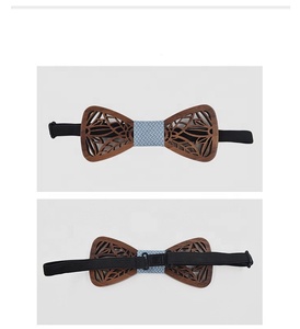 <span class=keywords><strong>Noeud</strong></span> <span class=keywords><strong>papillon</strong></span> évidé en <span class=keywords><strong>bois</strong></span> d'érable fait à la main en <span class=keywords><strong>bois</strong></span> de noyer haut de gamme - Product Image 4